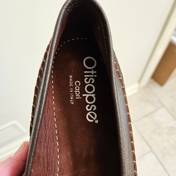 Otisopse Men's Soft Leather Casual Loafers, Brown, Sz 12 (may run small) - Picture 15 of 16